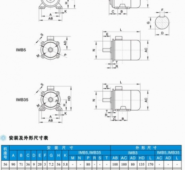 安裝及外形尺寸